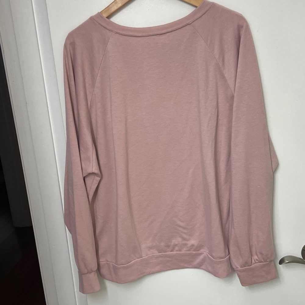 As Revival, Dusty Rose sweatshirt w/ Nashville in white, on the Front Sz M - Picture 7 of 13